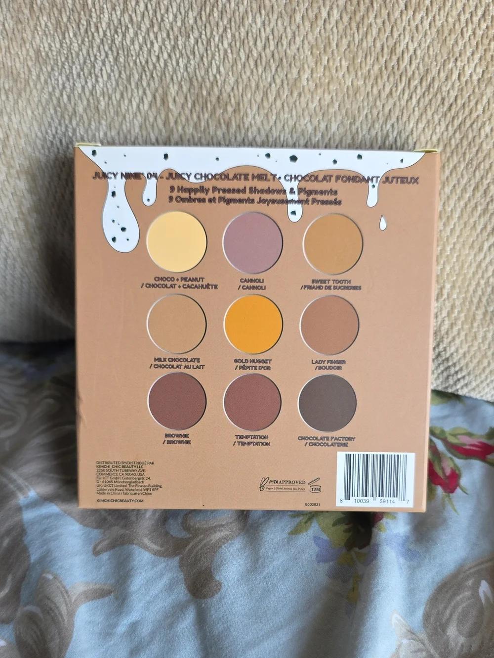 KimChi Chic Juicy Nine Eyeshadow Palette in Juicy Chocolate Melt